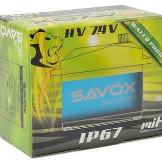 Savox SAVSW0240MG  "Super Speed" Waterproof Digital 1/5 Scale Servo (High Voltage)