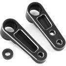 Revolution Design RDRP0287-BLK  Revolution Design B6 Aluminum Steering Bellcrank Set (Black) 0287 287
