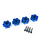 Traxxas TRA8956X  Blue Anodized Hex Wheel Hub & Screw Pins (4)