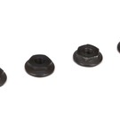 TLR / Team Losi TLR236001  4mm Low Profile Serrated Nuts (4)