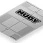 Hudy HUD108360  TC Plastic Touring Car Set-Up Board Decal For 1/10th Scale