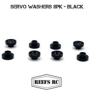 Reefs SEHREEFS48  Servo Washers 8pk- Black
