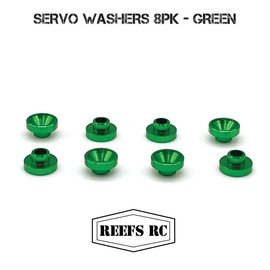 Reefs SEHREEFS49  Servo Washers 8pk- Green