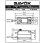 Savox SAVSB2265MG-BE  Black Edition Low Profile High Voltage Brushless Digital Servo 0.08sec / 166.6oz @ 7.4V