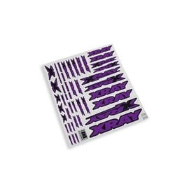 Xray XRA397313  Purple Xray Sticker for Body