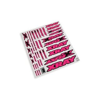 Xray XRA397314  Neon Red Xray Sticker for Body