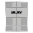 Hudy HUD108760  1/8 Off-Road & GT Plastic Set-Up Board Decal For 1/10th Scale
