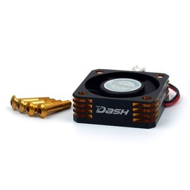 Dash DA-770107  Dash Ultra High Speed ESC Cooling Fan 30x30x10mm (Alu) Black Golden