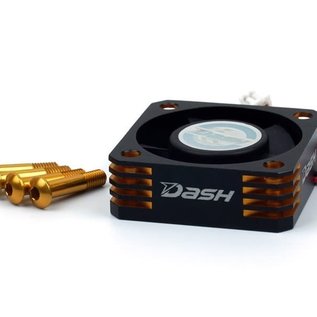 Dash DA-770107  Dash Ultra High Speed ESC Cooling Fan 30x30x10mm (Alu) Black Golden