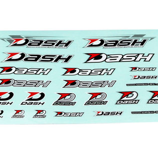 Dash DA-777002  Dash Decal ( 230 X 180 mm) Black / White / Silver