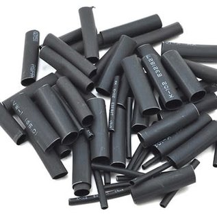 Protek RC PTK-5453  1.5, 5, 6 & 8mm Shrink Tubing Assortment Pack (Black) (20)