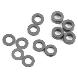 Protek RC PTK-8376  Aluminum Ball Stud Washer Set (Grey) (12) (0.5mm, 1.0mm & 2.0mm)