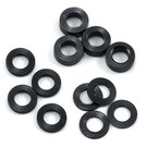 Protek RC PTK-8370  Aluminum Ball Stud Washer Set (Black) (12) (0.5mm, 1.0mm & 2.0mm)