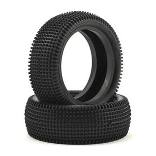 Schumacher U6843  Cactus 2.2" Front 1/10 4wd Buggy Carpet Tire Yellow (2)