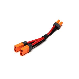 Spektrum SPMXCA509  IC5 Battery Parallel Y-Harness with 6"/150mm Wire, 10 AWG