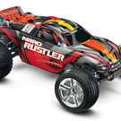 Traxxas TRA44096-3 Red Nitro Rustler w/ TSM RTR