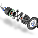 Xray XRA364904  XB4  Gear Center Differential - Large Volume Set