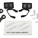 Traxxas TRA8073  Black Side Mirrors for Ford Bronco (L/R)