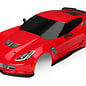 Traxxas TRA8386R  Red Corvette Z06 Body 4-Tec 2.0