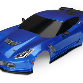 Traxxas TRA8386X  Blue Corvette Z06 Body 4-Tec 2.0