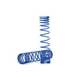 Traxxas TRA8445A  Rear Shock Spring (Blue) (GTR) (Progressive 1.042 Rate) (2)