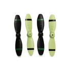 Rage R/C RGR4102  Propeller Set, Black/Green (4) Pico X