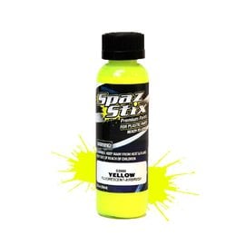Spaz Stix SZX02050  Yellow Fluorescent Airbrush Paint (2oz)