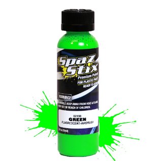 Spaz Stix SZX02150  Green Fluorescent Airbrush Paint (2oz)