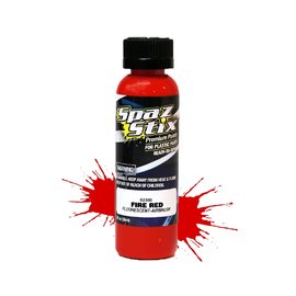 Spaz Stix SZX02300  Fire Red Fluorescent Airbrush Paint (2oz)