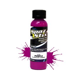 Spaz Stix SZX02350  Purple Fluorescent Airbrush Paint (2oz)