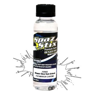 Spaz Stix SZX10900  Ultimate Clear Coat for Mirror Chrome Airbrush Paint (2oz)