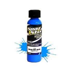Spaz Stix SZX12200  Solid Sky Blue Airbrush Paint (2oz)