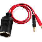Traxxas TRA2980  12v Adapter (Female) (to Bullet Connectors)
