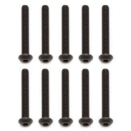 Team Associated ASC81259  2.5x18mm Button Head Hex Screws (10)
