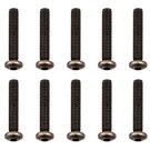 Team Associated ASC41073  2.5x14mm Button Head Hex Screws (10)