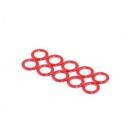 RocheRC USA 510045  Red King Pin Spacer M3.2x5x1.5 (10pcs)
