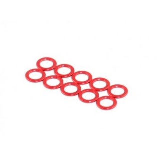 RocheRC USA ROC-510046  Red King Pin Spacer M3.2x5x2.0 (10pcs)