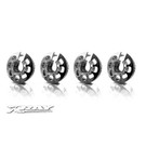 Xray XRA308031  Silver Aluminum Xray Shock Spring Retaining Collar (4)