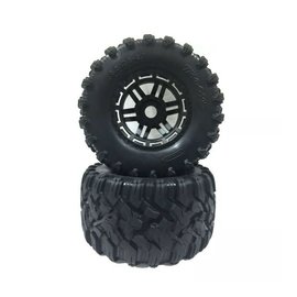 Traxxas TRA8972  T&W/BLK At Tire TSM Rated