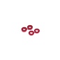 RocheRC USA ROC-310028  Red Aluminum Caster Spacer Set