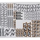 Yokomo YOKZC-YZ-2A  Yokomo YZ-2 Decal Sheet