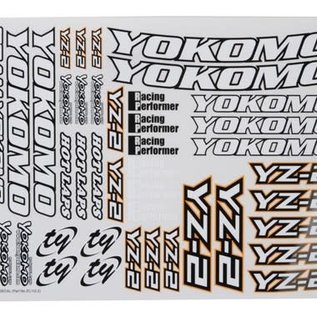 Yokomo YOKZC-YZ-2A  Yokomo YZ-2 Decal Sheet