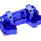 Integy T8054BLUE  Blue Anodized Front Bulkhead for Rustler & Slash