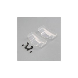 TLR / Team Losi TLR330010  Low Front Wing Clear with Mount (2): 22 5.0