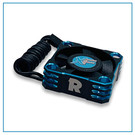 Trinity TEP3081  Black/Blue Aluminum 30mm Ball Bearing Fan