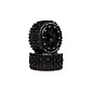 Duratrax DTXC5533  Lockup ST Belted 2.8 2WD Mounted Rear Tires, .5 Offset, Black (2)