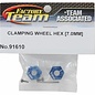 Team Associated ASC91610  B6 Clamping Wheel Hexes 7.0mm (2)