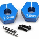Team Associated ASC91610  B6 Clamping Wheel Hexes 7.0mm (2)