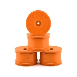 DE Racing DER-SB4-ARO  Orange Speedline Buggy Wheels for B6.2 , B74 / TLR 22 5.0 , 22X-4 (4)