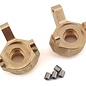 HOT RACING HRASXTF21H  Hot Racing Axial SCX24 Brass Front Steering Knuckle (2)